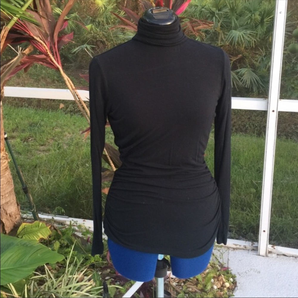 New York&Company Ruched Turtleneck